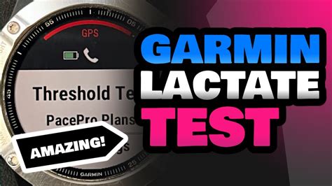 garmin guided lactate threshold test|how to calculate lactate threshold.